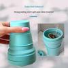 Portable Foldable Silicone Straw Cup