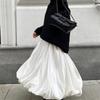 European And American Style Spring Balloon Skirt Casual Simple Solid Color Wild High Waist Tutu Skirt 