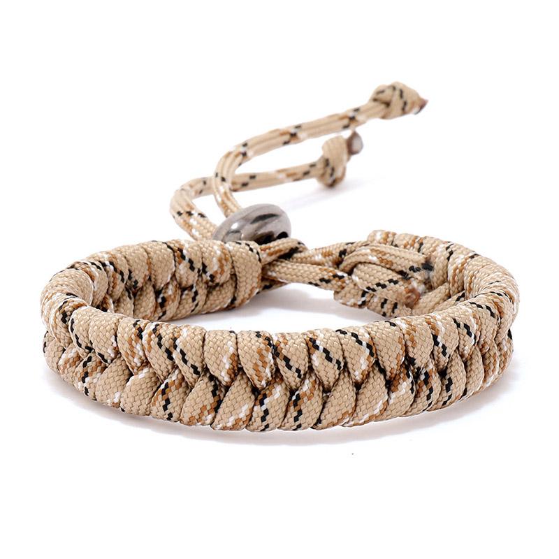 

Noter Handwoven Paracord Survival Bracelet Homme Adjustable Punk Jewelry For Men Father s Day Moda Masculina Pulseras Hombre