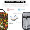 Fresh Vegetable Pattern Insulated Lunch Bag for Women Kids Portable Food Boxes Thermal Lunch Box Tote