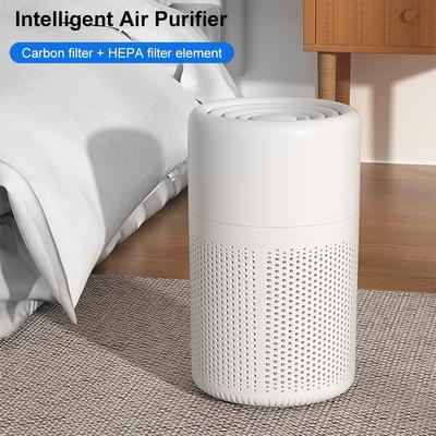 USB Portable Purifier with Auto Air Quality Monitoring Quiet Air Cleaner for Home Bedroom for Smoke Allergies Pet Dander Odor