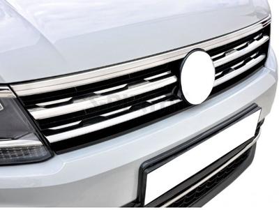 Grille and Headlight Edge Trims 2016-2020 (3 Pcs, Stainless) for Volkswagen Tiguan