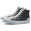 Jason Wu x Li Ning CF Tracing Slip Resistant Abrasion Resistant High top Skateboard Shoes Unisex Black White AGCR484-4