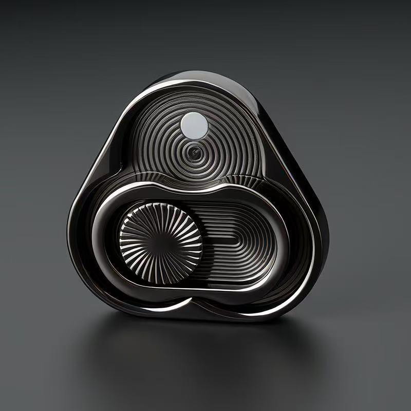 PaPa Coin Metal Sound Wave Spinner: Trendy Magnetic Hand Ring Decompression Toy No Accessories