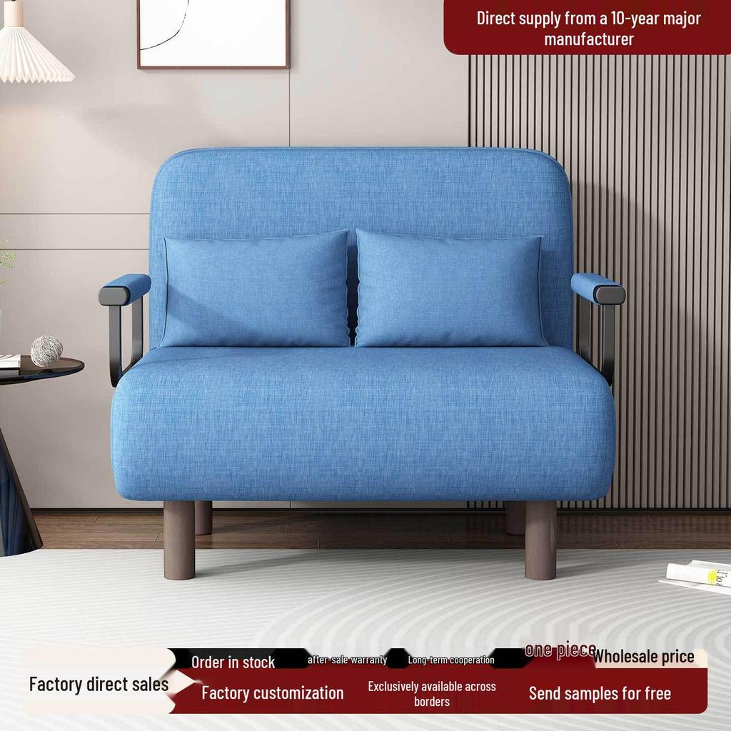 Foldable Two-in-One Sofa Bed for Small Spaces – Multi-functional and Stylish, Double Pull-out and Extendable