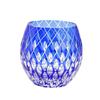 Japanese Edo Kiriko Crystal Glass Cup Set