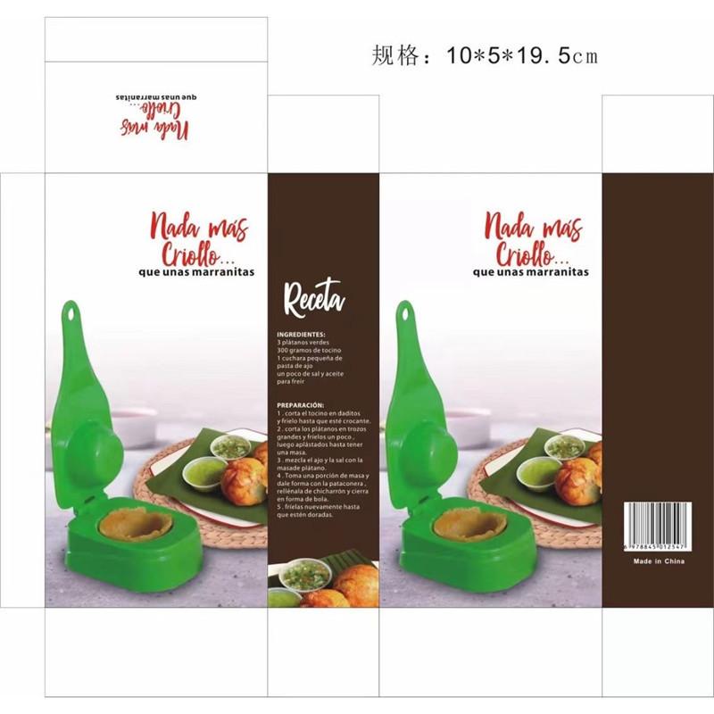Neue Bananen-Speck-Form Nada Mag Criollo-Form Küche Kochen Extrusionsform Frikadellen-Hersteller DIY