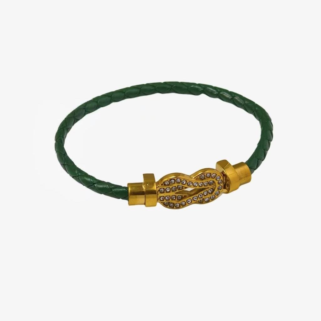 European and American Fred Color Rope Bracelet Full of Bricks Classic Bracelet Fashionable and Versatile 2026