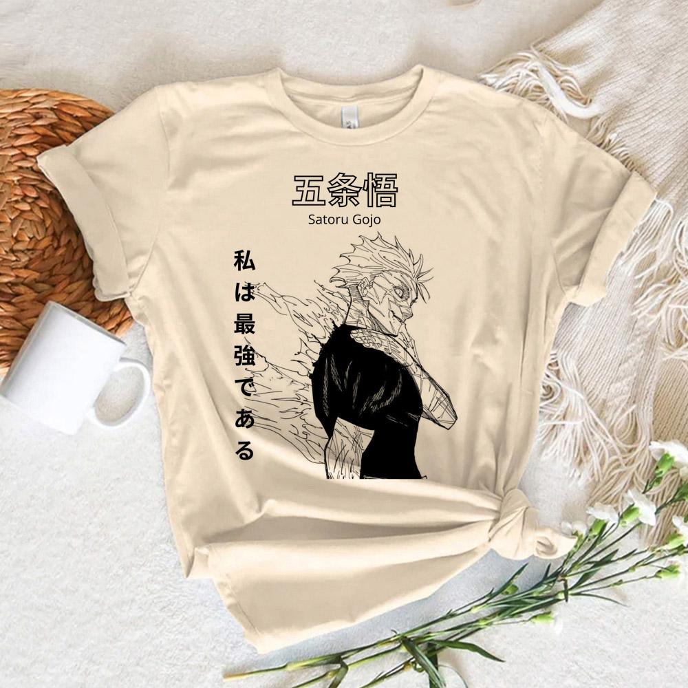 Jujutsu Kaisen T Shirt Anime Cosplay Tees Women Men Grunge Aesthetic Short Sleeve Streetwear Harajuku T-shirt