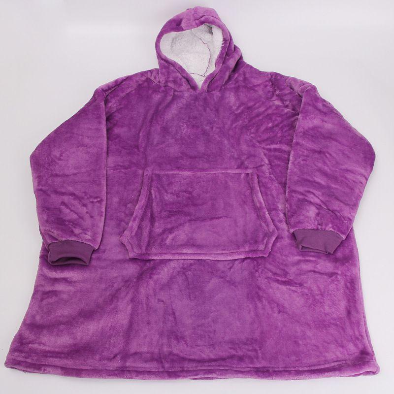 Warm And Cozy Oversized Blanket Hoodie For Adults And Kids With Giant Pocket
