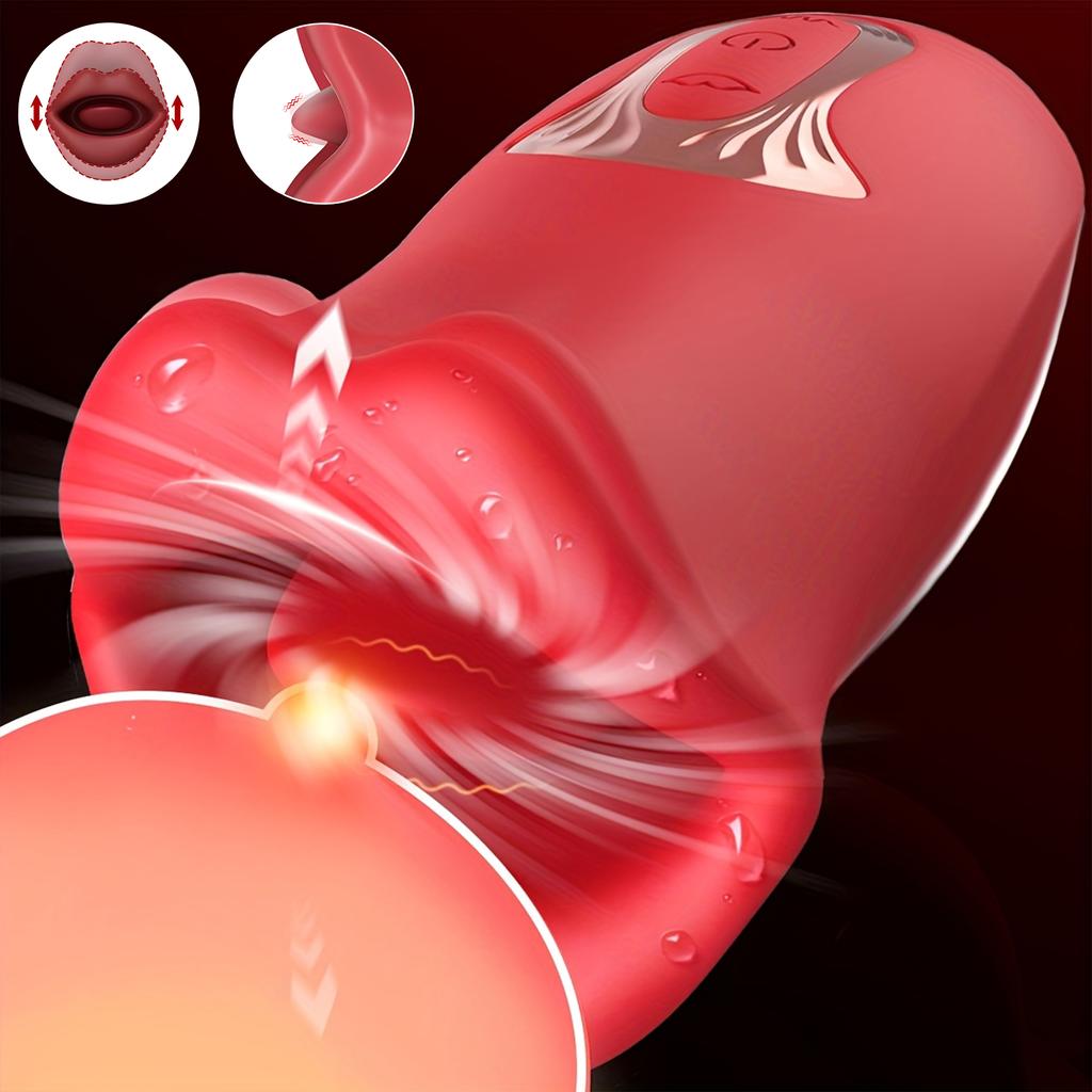 Mouth Sucking Tongue Licking Clitoris Massager Simulates Real People Sucking Tongue Licking Stimulates Clitoris Nipple Sex Toys