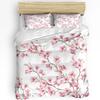 Chinese Style Plum Blossom Magpie Carp Duvet Cover with Pillow Case Custom 3pcs Bedding Set Quilt Cover Double Bed Home Textile