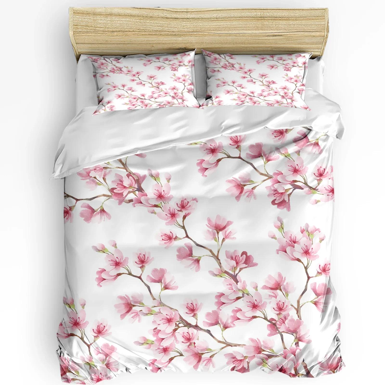 

Chinese Style Plum Blossom Magpie Carp Duvet Cover with Pillow Case Custom 3pcs Bedding Set Quilt Cover Double Bed Home Textile US Twin(172x218cm)