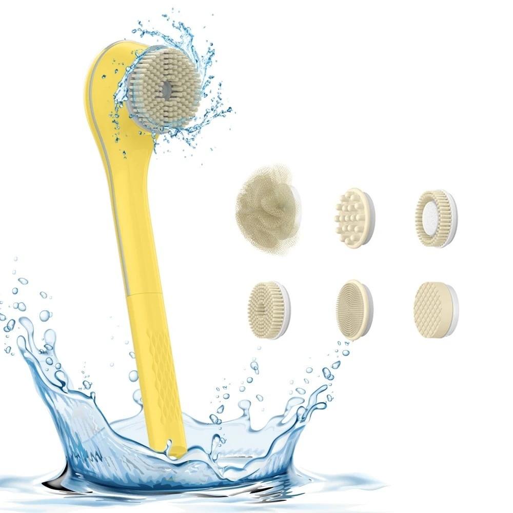 Rechargeable Electric Bath Brush Long Handle Electric Shower Brush Back Scrub  Lazy Scrubbing Tool