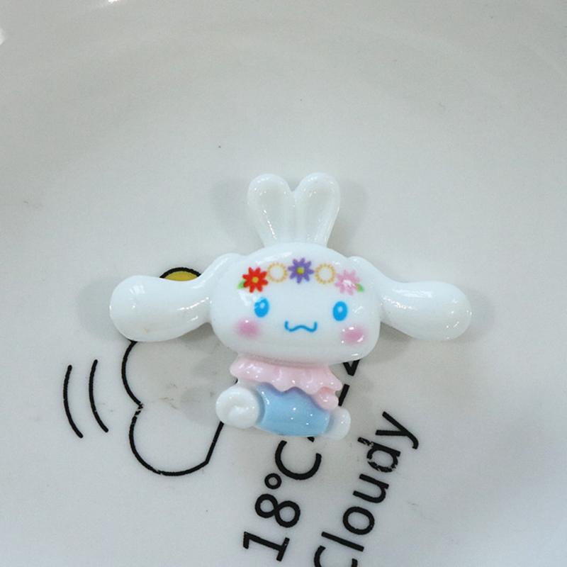 10 Pcs New Mini Kawaii Cartoon Animal Puppy Rabbit Series Resin Scrapbook Diy Miniature Ornament Accessories A34