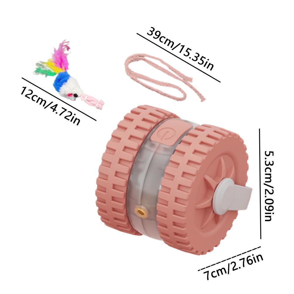 Cat Interactive ball Toy Automatic Rolling Ball with Tail Rechargeable Smart Pet Interactive Toy Intelligent toy for Cat