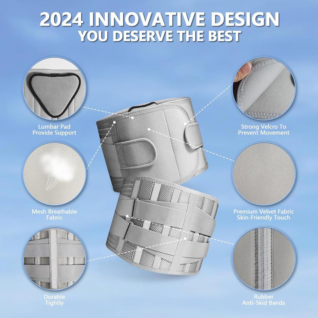 Back Brace Support Belt-Lumbar Support Back Brace for Back Pain Immediate Relief from Sciatica Herniated Disc