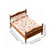 1:12 Scale Dollhouse Four-Post Bed Detailed Diorama Supply Versatile