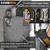 EASEMAN Heavy Duty Quick Hanging Parts Tool Bag Mesh Visible for Electrician Tools Organizer Pouch
