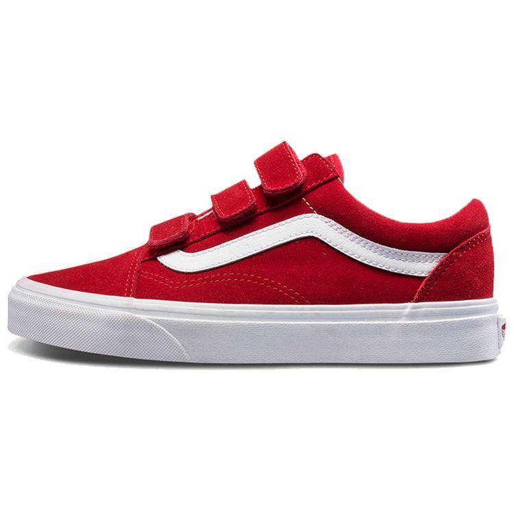 Vans Old Skool Velcro Low-Top Skate Shoes Unisex Sneaker Red VN0A3D29RXK