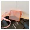 Handbag bag new fashion trendy transparent matte texture women's bag niche women's messenger bag