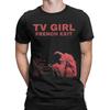 Vintage TV Girl French Exit Music T-Shirts für Männer Rundhalsausschnitt 100% Baumwolle T-Shirt Kurzarm T-Shirts Neue Ankunft Kleidung