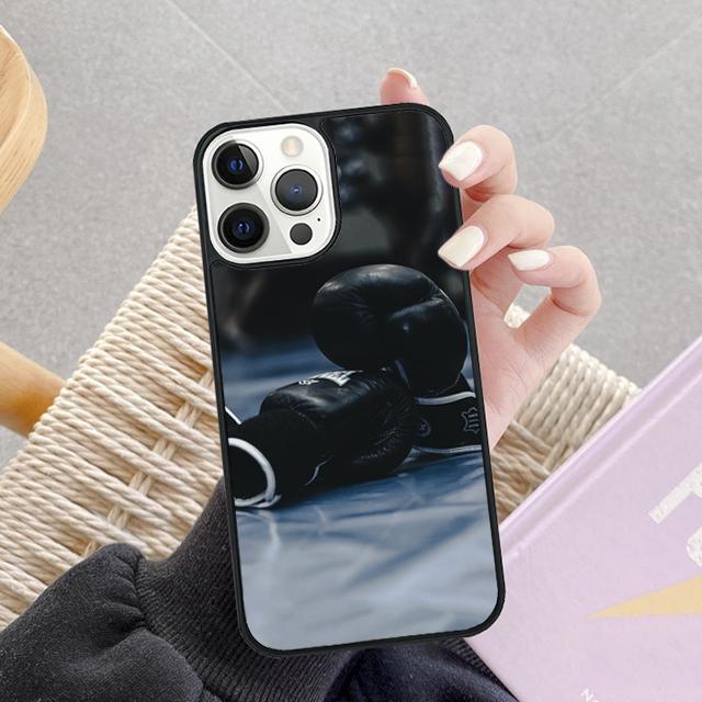 Boxing Gloves Phone Case For Apple Pro Max Plus Coque For iPhone 17 Air 13 12 14 15 16 Cover