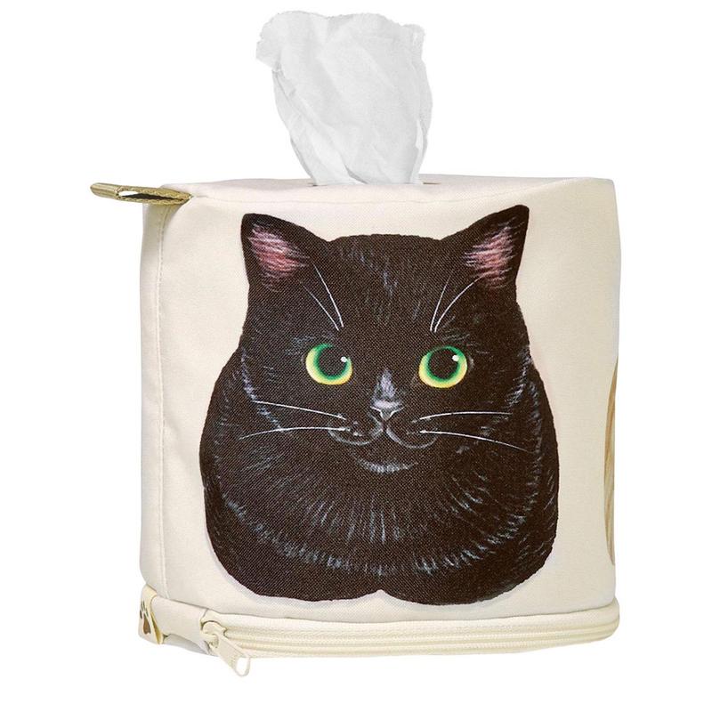 

Держатель коробки для салфеток, диспенсер для салфеток для кошек, сумка для хранения, декоративная коробка для салфеток для лица, держатель для домашнего офиса, ресторана