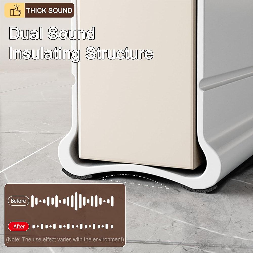 Flexible Door Bottom Seal Strip Door Gap Soundproofing Wind Dust Proof Weather Strip Under Door Draft Stopper Tape