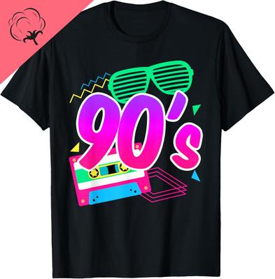 1990-tal 90-tal Retro Jag Älskar Nittiotalet T-shirt Bomull Rolig Tröja Unisex Sommar Streetwear Toppar Casual Camiseta Hombre