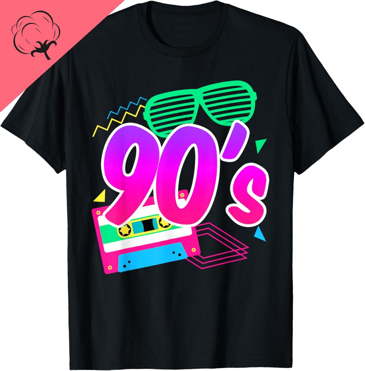 

1990-е 90-е Ретро Я Люблю Девяностые Футболка Хлопок Смешная Футболка Унисекс Летняя Уличная Одежда Топы Повседневная Camiseta Hombre - Мужская... S разноцветный