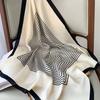 New Luxury Design 70*70Cm Horse Print Silk Square Scarf Women Soft Satin Hairband Neckerchief Office Hijab Headband Foulard Gift