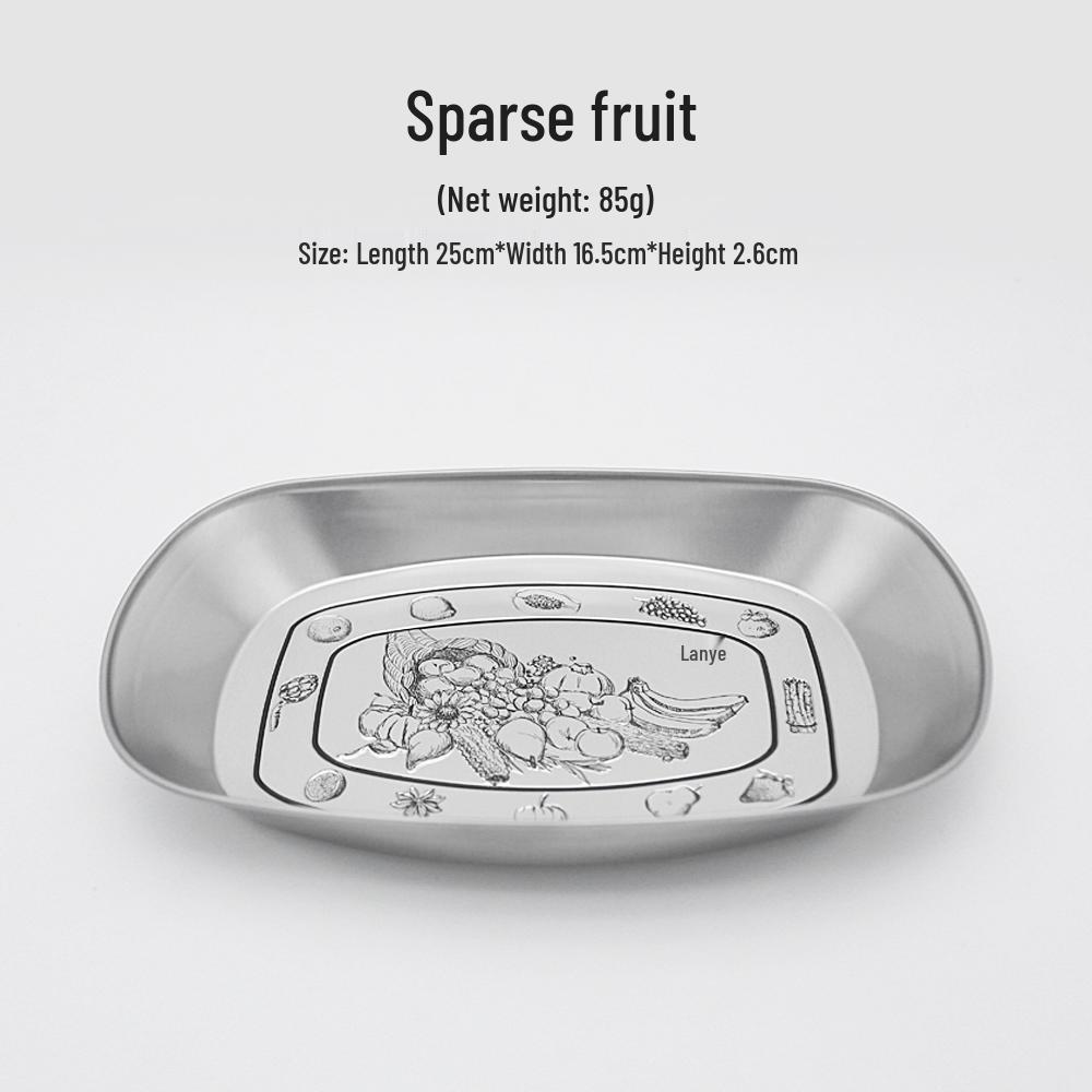 Retro European-Style Tin Camping Plate - Portable BBQ & Picnic Tableware