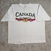 Vtg 90er Kanada Spellout Souvenir T-Shirt Herren XL Tourist Dadcore Kastenförmig Abgetragen