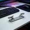 Talos 3D Printed Angled Horn Handle Stand, Universal Controller Holder with Anti‑Slip Base, Creative Rack for PS5 Xbox PC Gaming Controllers,