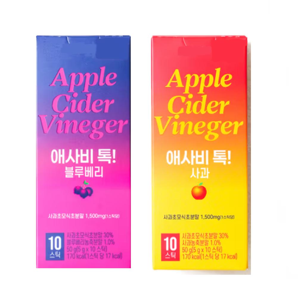 Asabi(ACV, Apple Cider Vinegar) Tok Blueberry + Apple 5 G X 20 Sticks