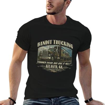 Bandit Trucking 1977 Tshirt Modern Print Casual Tshirt
