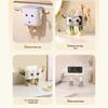 Creativity Hook Self-Adhesive Box Decorative Hook Holder Set Cute Cartoon Hand Foot Shape Hooks for Tissue Box Trash Can Stand