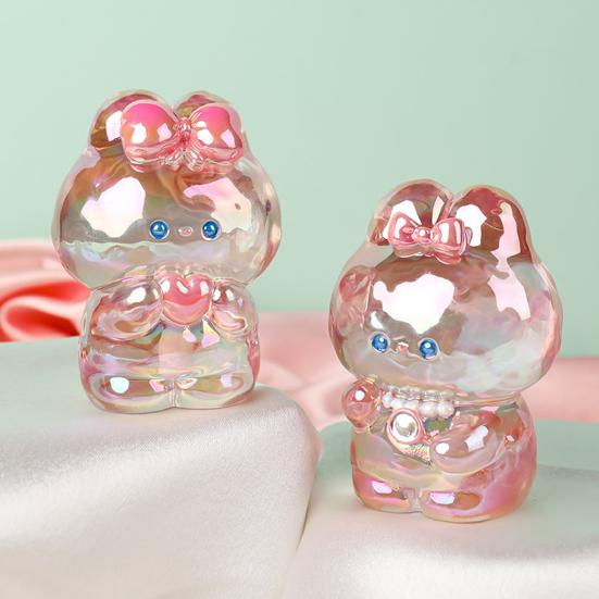 Beautiful Rabbit Table Decor Transparent Adorable Home Decor