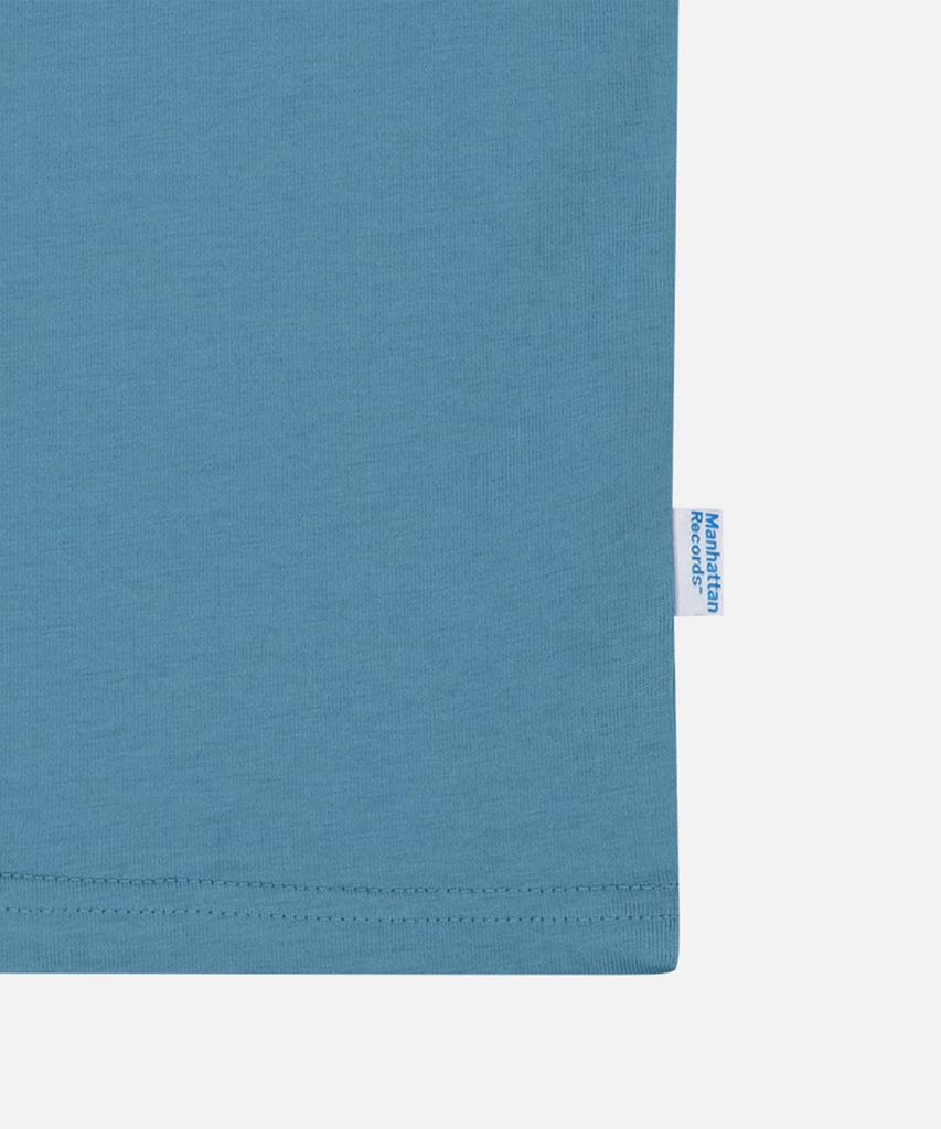 Maenhatanlekojeu Mr Classic Box Logo T-Shirt - Blue