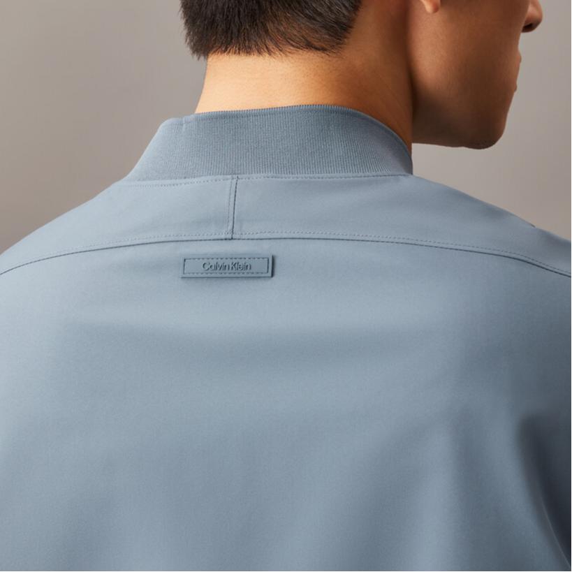 Calvin Klein Minimalist Comfortable Versatile Casual Pilot Jacket Men jackets Blue 4LB524G-RNZ