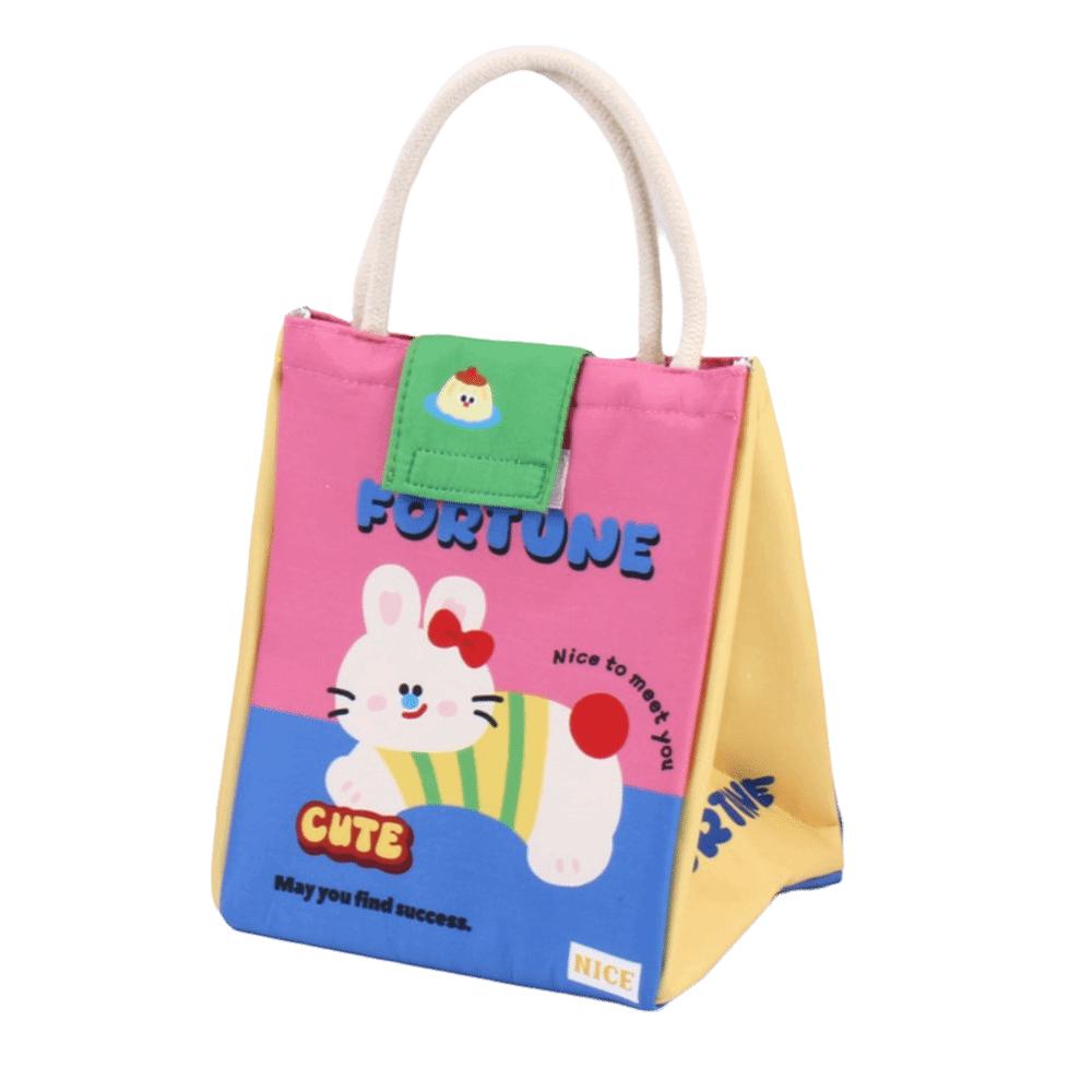 

Thicken Insulated Lunch Bag Large Capacity Picnic Bag Portable Food Storage Handbag Picnics Style 3