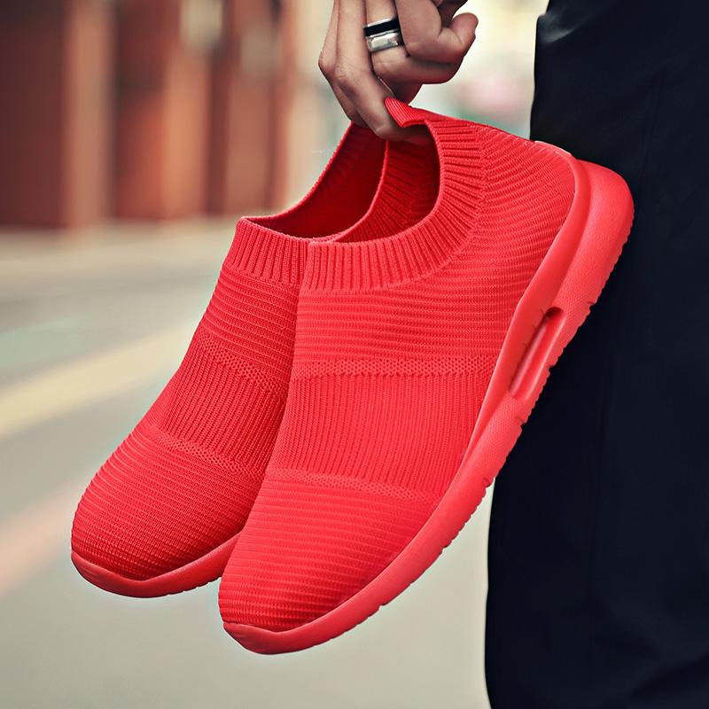 Fashion Men Running Soft Soled Women's Sports Flat Bottomed Loafers Breathable Casual Shoes Comfortable Outdoor Walking Shoes for Women
