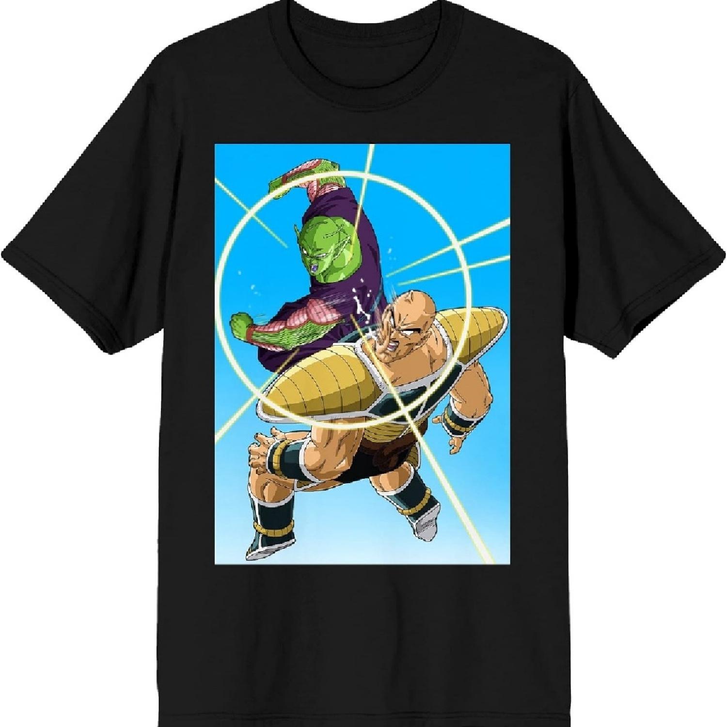 

Dragon Ball Z Piccolo and Nappa Characters Black Graphic Tee XXXXXL чёрный