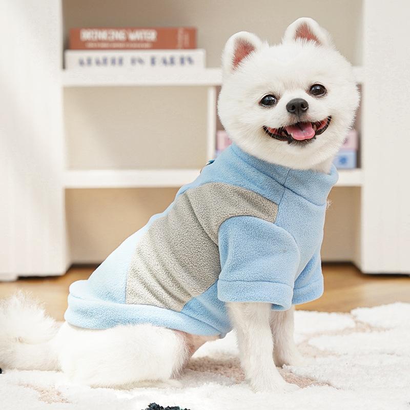 Fleece Lined Thermal Pet Clothing for Dogs and Cats Small Breeds Corgi Autumn Winter Cold Weather Warm Comfortable Active Wear