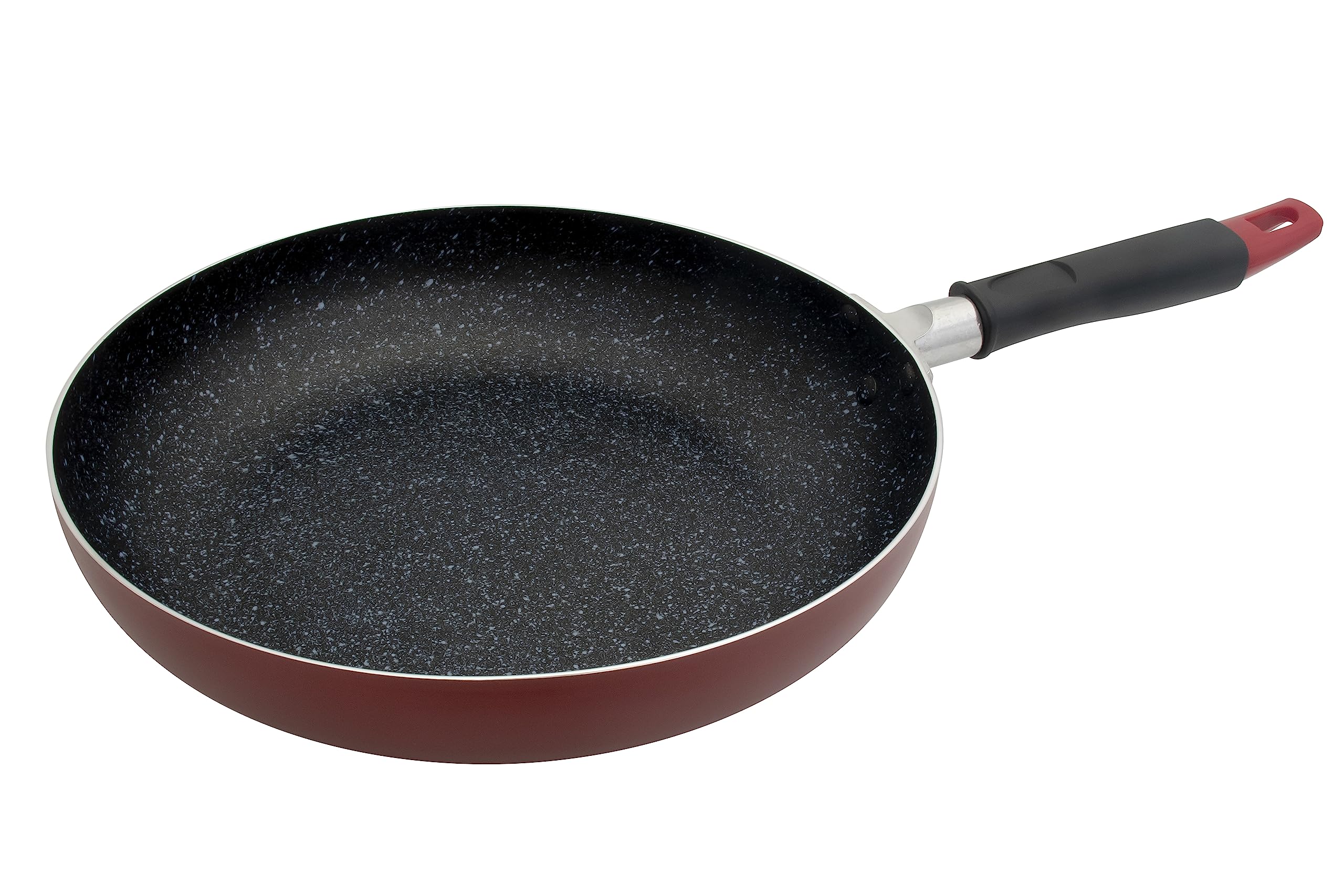 

Tafuco Red Diamond Marble Reve Induction Compatible Frying Pan, 28cm, F-7193