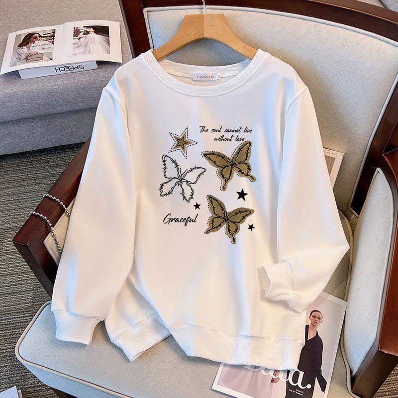 Loose-Fit Autumn Hoodie for Bust Sizes 150/160/170 - 200/350 Jin, 300 Jin, XL