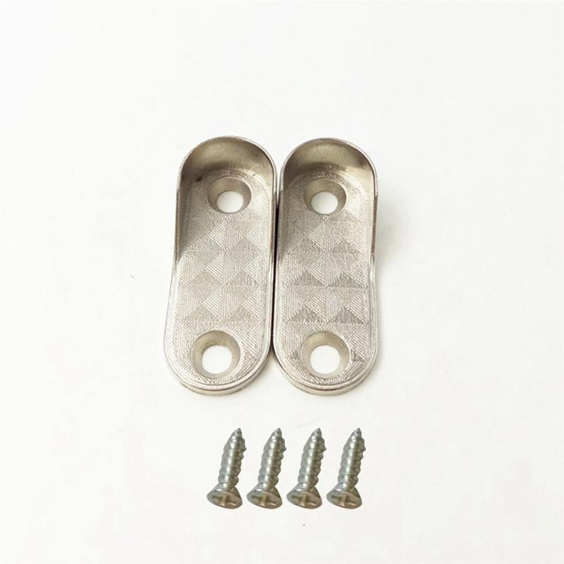 Ovale Kleiderstangen-Endhalter Möbelzubehör Kleiderschrankrohr-Haltebügel Kleiderstangenhalter Kleiderrohr-Halter