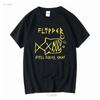 Flipper Still Rules Okay T Shirt Mens Licensed Rock N Roll Music Band Black Long or Short Sleeves Vintage Washed