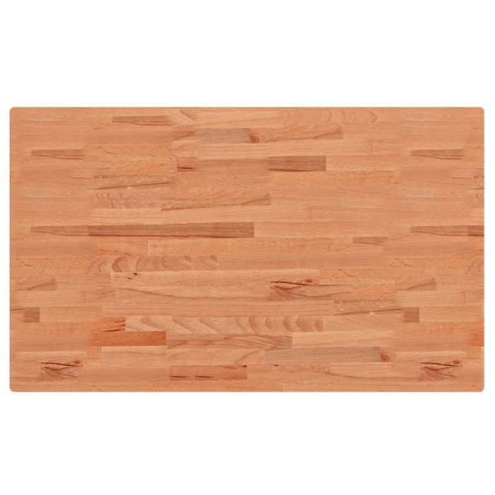 VidaXL Bathroom Countertop 100x60x1.5 Cm Solid Beech Wood 356000